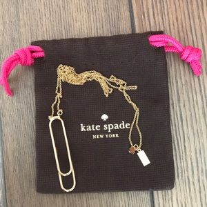 Kate Spade Paperclip Necklace | Poshmark